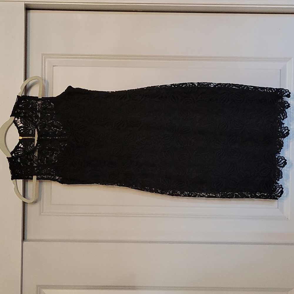 NWOT black lace Calvin Klein dress